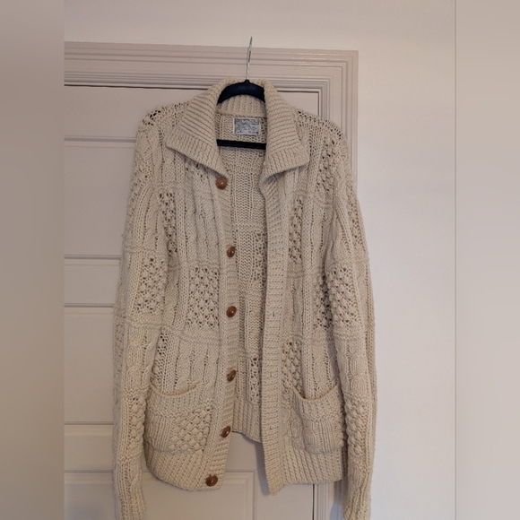 Vintage Sears Grandpa Cardigan with pockets - Picture 1 of 7